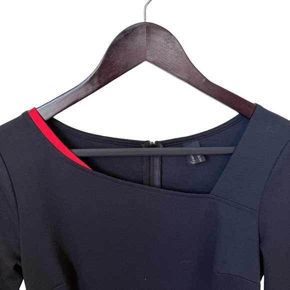 VfEmage Women's Elegant Colorblock Contrast Work Business Pencil Dress Size S - Picture 7 of 9